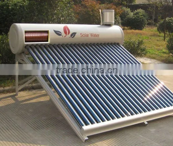 20 Tubes Acero Inoxidable Compact Non-Pressurized Solar Geyser With Water Automatically Small Tank photo-2