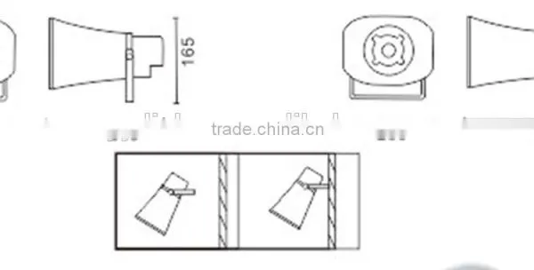Horn Speaker 10W 20w 30w Strong Directional Outdoor PA Strong Directional Horn Speaker photo-5
