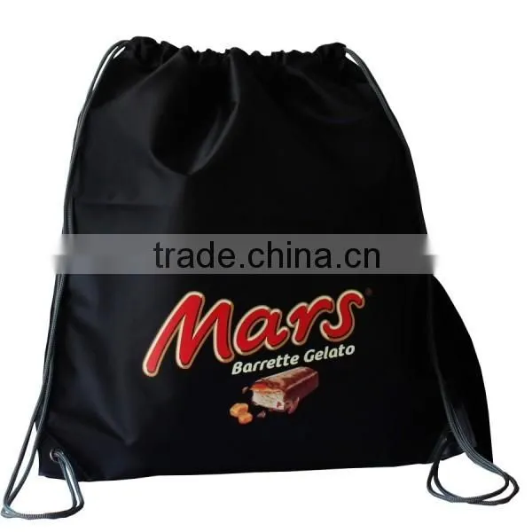 Lead-free 100% Recycled Polyester Waterproof Cinch Drawstring Bag photo-4