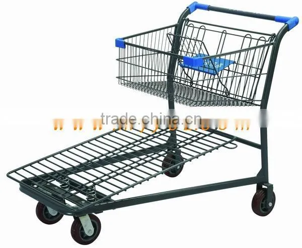 MJYI-M Series Powder Coating Supermarket Tally Cart&trolley Warehouse Catr&trolley