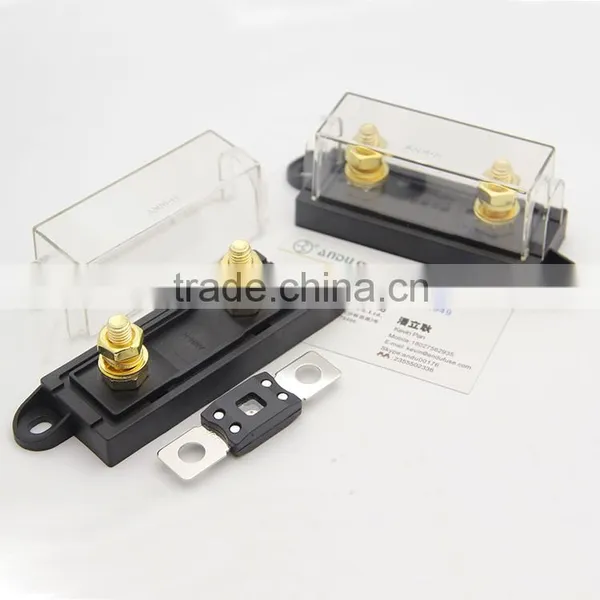 E Support Car Truck 4 Way Circuit Standard ATO Blade Fuse Box Block Holder 12V photo-3