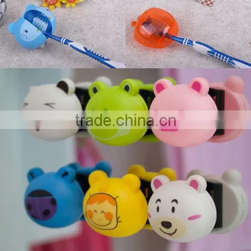 Home Bathroom Various Cartoon Animal Head Toothbrush Holder Suction