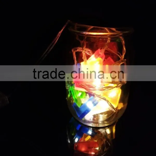 Halloween New Holiday Lighting Creative Christmas Battery Controlled String Light With Varied Shapes New Led String Light