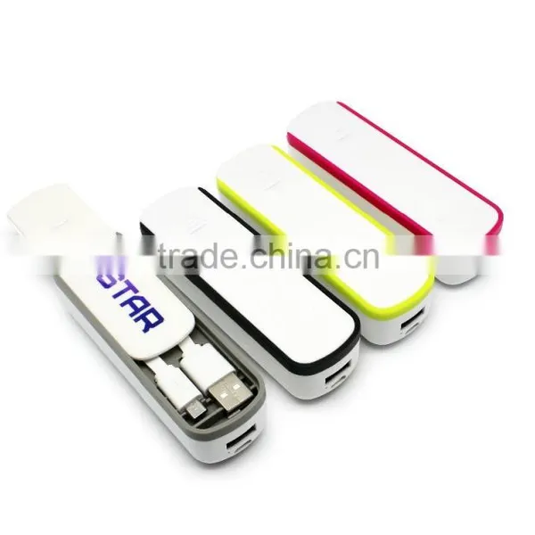 Easy Carry Promotional Power Bank 3000mAh, All in One Power Bank Wholesale Mini Rechargeable Mobile Phone Charger photo-4