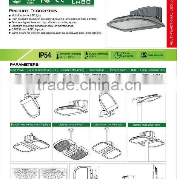 150W LED Wall Pack Lights With Modeen Design,LED Wallpack Fixtures With DLC photo-2