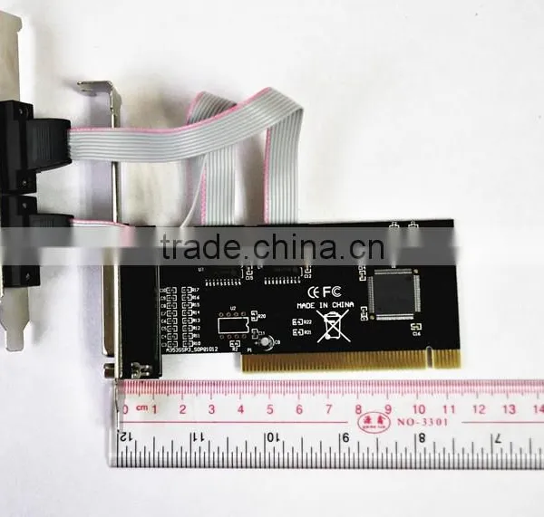 PC Computer PCI TO 1 Port Printer Parallel Port LPT Female,2 Port RS232 COM Serial Port Male Adapter Converter Card,WCH353L Chip photo-4