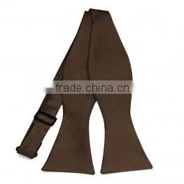 2016 Special High Quality Solid Plain Satin Woven Polyester Bow Ties photo-4