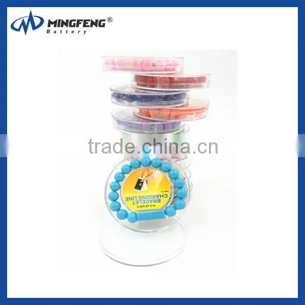 Beautiful Bracelet Bead Data Cable for Mobile Phone photo-3