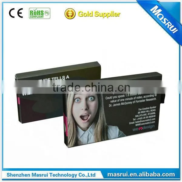 2015 New Arrival Marketing Tool 2.4 Inch Lcd Video Greeting Card / Video Brochure / Lcd Video Book photo-4