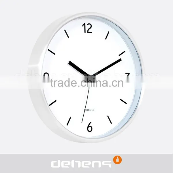 DEHENG 2016 New Style Low Price Logo Customization Aluminum Metal Wall Clock photo-2