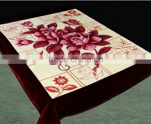100% Polyester Wholesale Thermal Protection Container Home Mink China Supplier Double Layer Mink Blanket photo-6