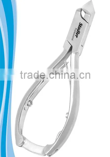 Moon Shape Nipper Double Spring With Lock Knurled Handle Size 13.5 cm