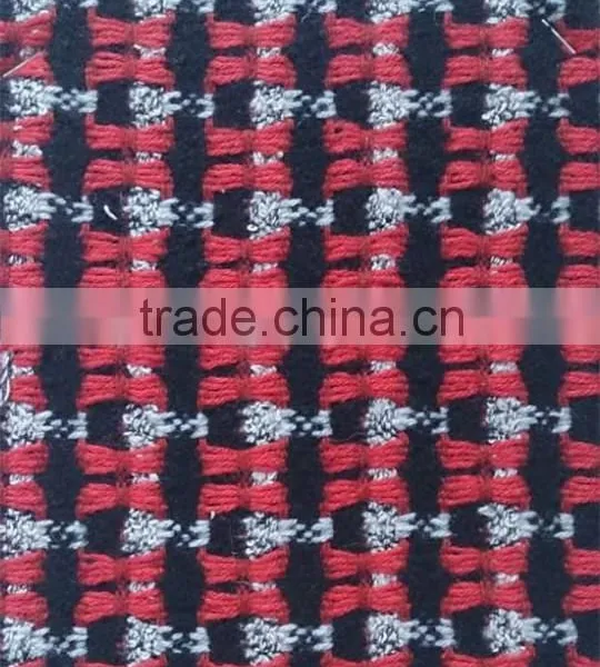 Fancy Woolen Fabric,Jacquard Loop Yarn Wool Fabric