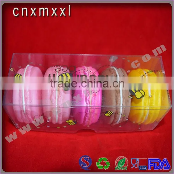 Packing 5units Clear Macaron Boxes photo-6