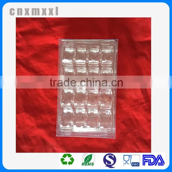 16 Pcs Clear Plastic Mcaron Box Customized Packaging photo-3