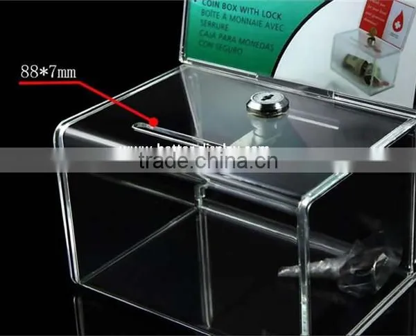 Wholesale Acrylic Donation Container Ideas photo-3