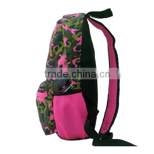 China Mini Camouflage School Bag New Models for Girls photo-3