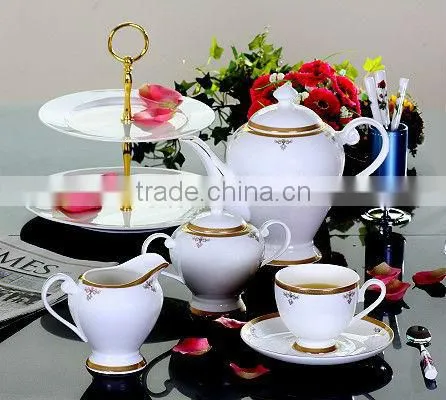 New Arrival Embossed Gold Platinum A Grade Tableware Painted Ceramic Christmas Porcelain Dinnerware Melamine Tableware photo-2