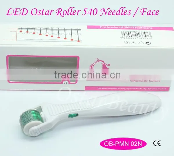 540 Titanium Needles Led Derma Roller Light Skin Roller PMN 02N photo-5
