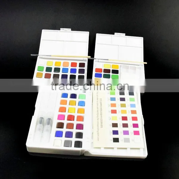 Wholesale Popular Non-toxic Safe Water Color Paint Set Solid Watercolor Cake Paint With Competitive Price photo-3