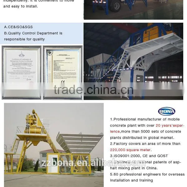Used In Construction Projectmobile Batching Plant In Mexico photo-3