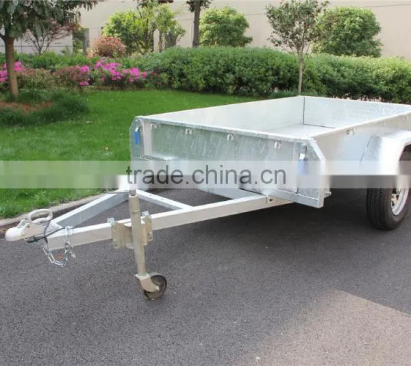 Single Axle Hot Dip Galvanized 7X4 Box Trailer With Cage (fully Welded) photo-2