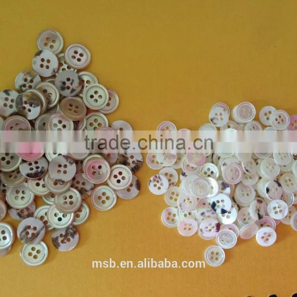 Hot Sales Natural Trocas Shell Custom Shirt Button photo-2