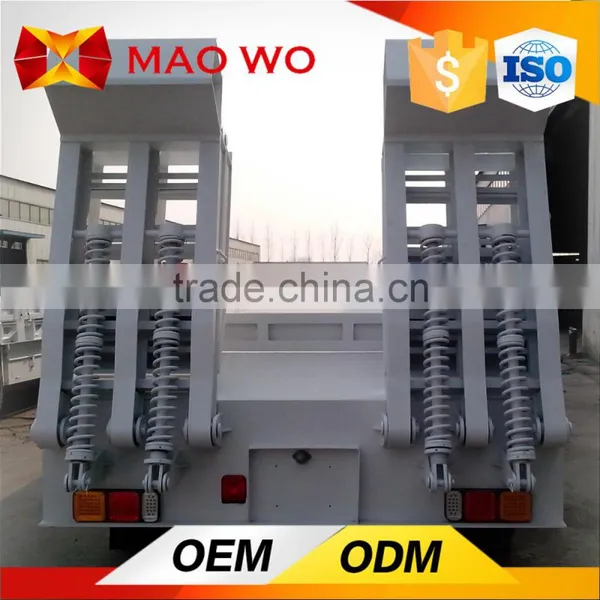 Double Use 3 Axle Low Loader Low Bed Trailer for Sale photo-4
