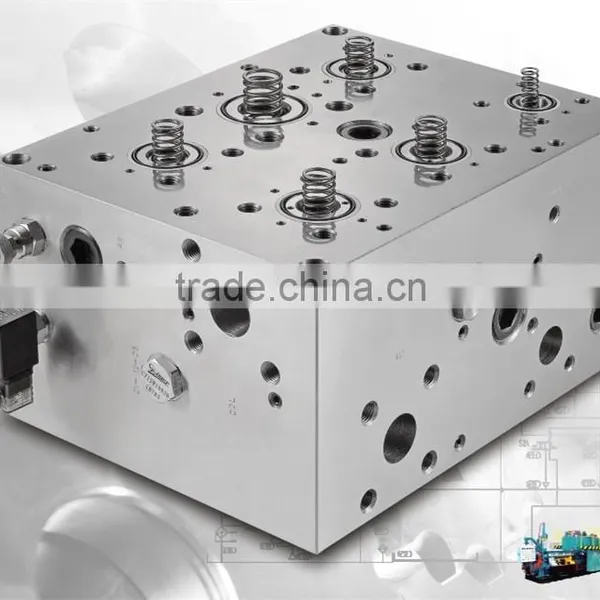 Aluminium Hydraulic Extrusion Plant Machine Parts Cartridge Manifold Units photo-3