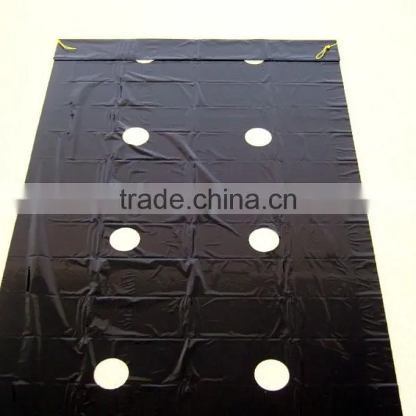 PE Agricultural Black Mulch Film With Different Holes photo-3