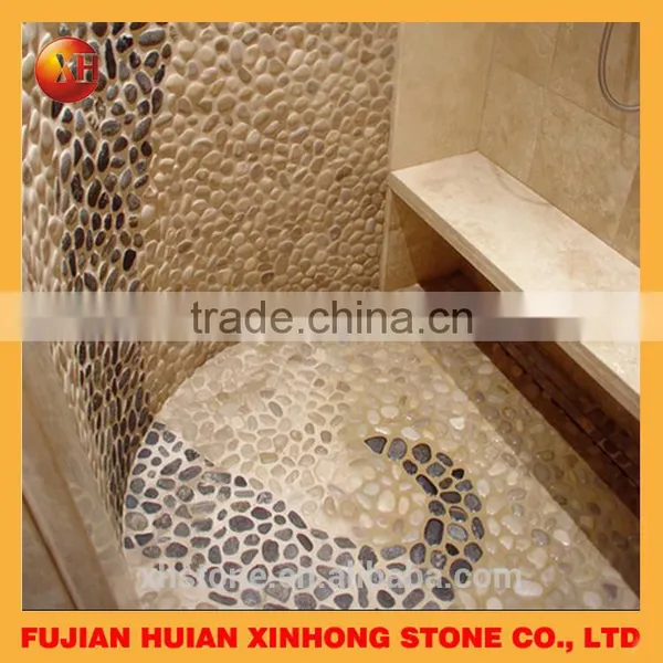 Stone Grey Pebble Tile, Stone Wall Tiles, Decorative Stone Tile photo-6