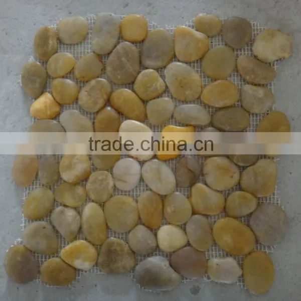 Mixed Colour Pebbles/pebble Meshed Tile/cobble photo-6