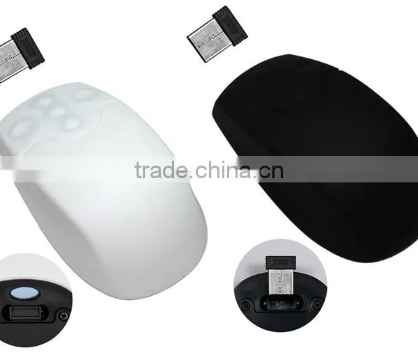 JH-038 Waterproof Wireless Optical Mouse 2.4 GHz Wireless Silicone Mouse