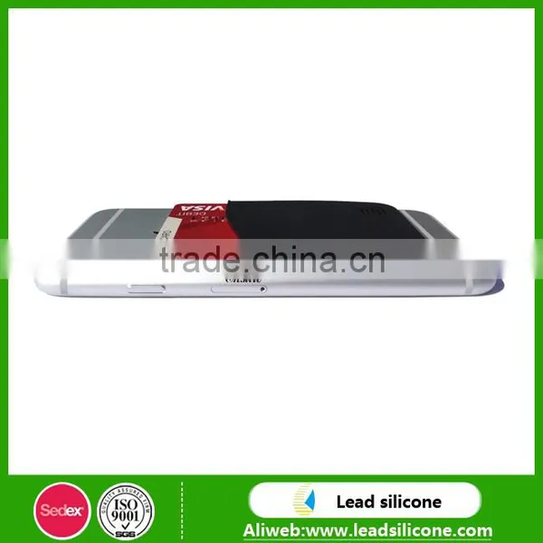 Promotional Gift Phone Card Holder, Custom Logo Silicone Card Pocket With 3M Sticker photo-6