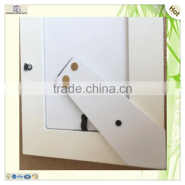 Leg White Painted Colorful Vintage Wooden Photo Frame photo-4