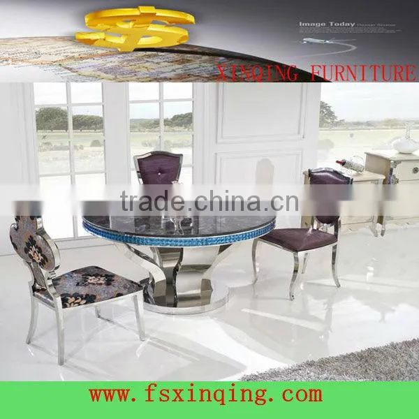 TH369 Xinqing Cheap Price Marble Dining Room Table photo-3