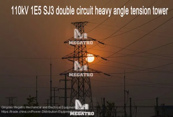 MEGATRO 110kV 1E5 SJ3 Double Circuit Heavy Angle Tension Tower photo-2