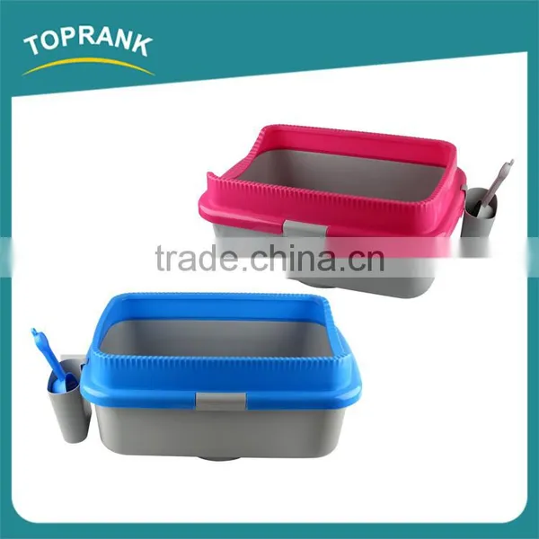Hot Selling Indoor Outdoor Portable Cat Toilet PP Plastic Cat Litter Box With Scoop photo-4