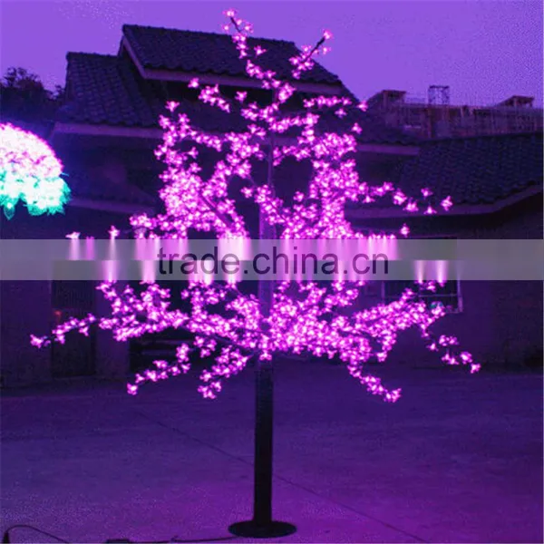 SJ20170036 Hot Sale Artificial Plastic LED Lighted Tree for Night photo-2