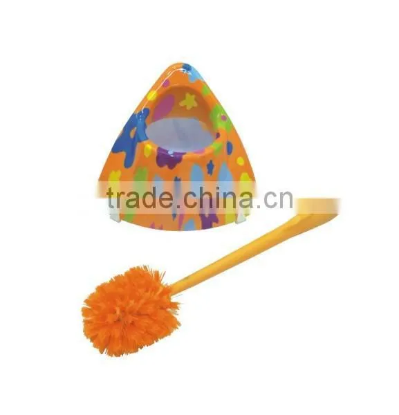 PP Printed Toilet Brush With Base photo-2