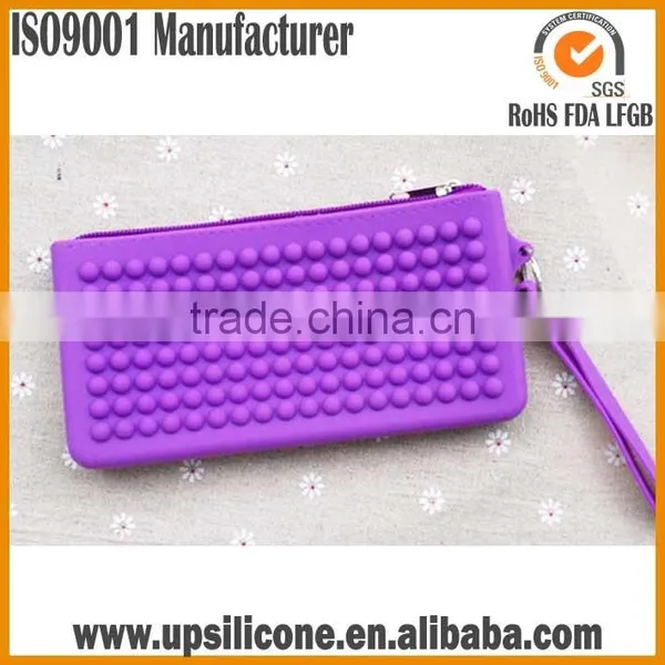 Silicone Coin Purse With Zipper Silicon Hand Bag photo-2
