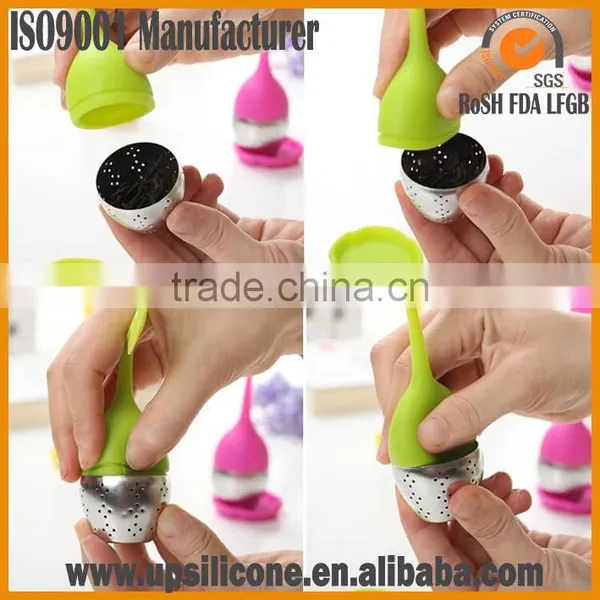 High Quality Stainless Steel Tea Infuser,loose Leaf Tea Infuser Silicone ,loose Tea Infuser photo-2