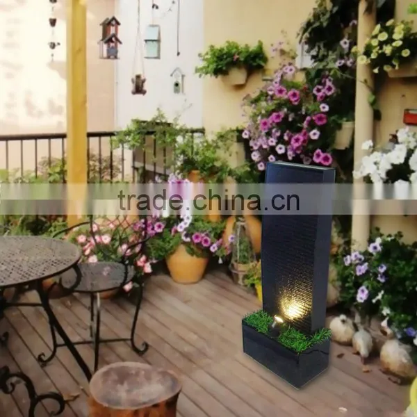Interior Decoration Black Cool Indoor Waterfall Water Wall photo-2