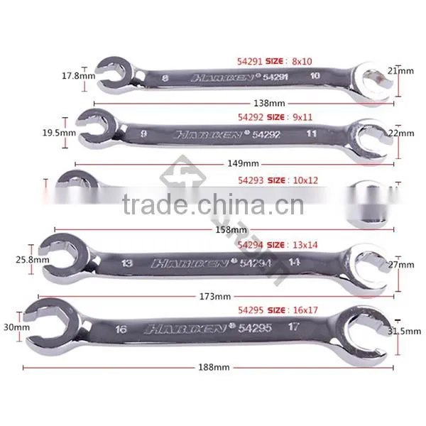 Cr-V Oil Open End Spanner/chrome Vanadium Spanner Set/spanner Wrench Tools photo-2