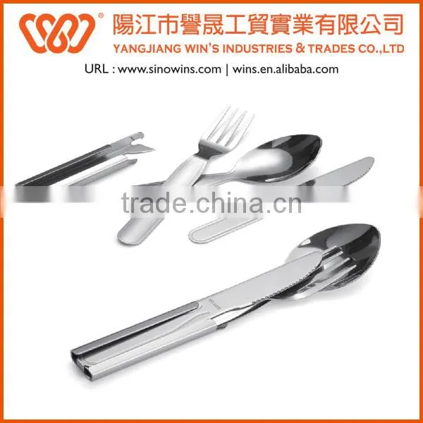 A21-9003 Handy and Foldable Stainless Steel Travel Cutlery Set photo-6