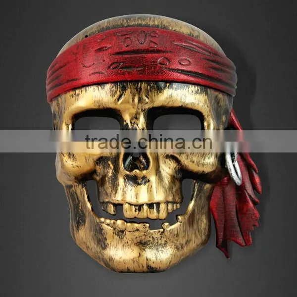 PVC Full Face Pirate Skeleton Mask photo-2