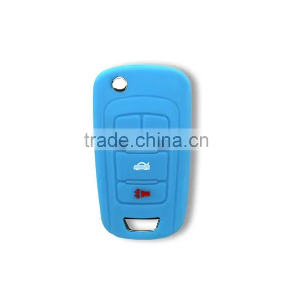 2017 Oem Smart High Quality Car Remote Shell Popular Rubber Silicone Car Key Cover for Buick Folding Key Fob Cover photo-5