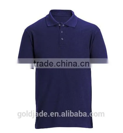 Custom Mens Polo Shirt Golf T-shirt 100% Cotton Sublimated Dry Fit Polo T Shirt Multi Color photo-3