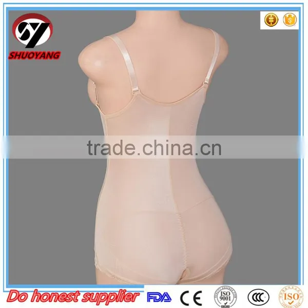 2017 Shuoyang Wholesale Cheap Shapewear Ultra Slim Body Shaper With Open Crotch photo-2