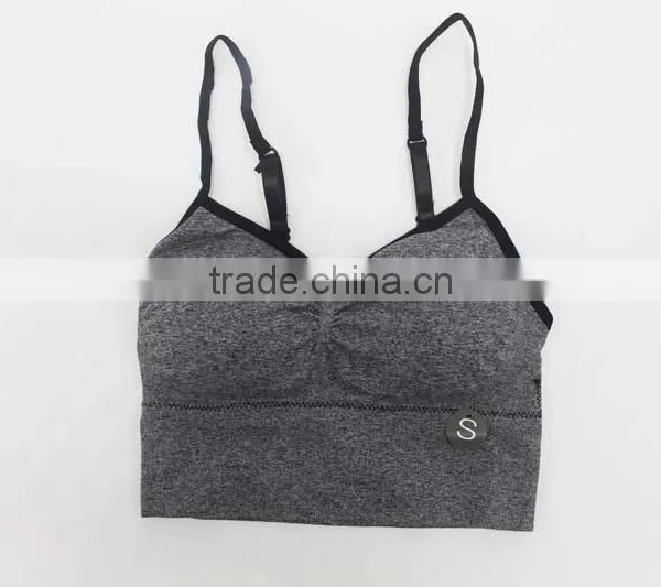 Removable Pad Ladies Sports Bra With Adjustable Strap photo-3